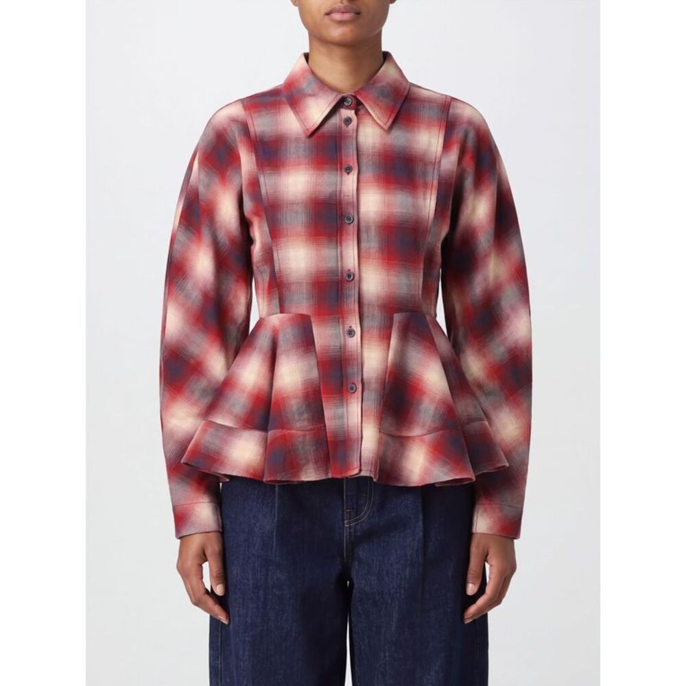 Ganni Shirt Woman Wine